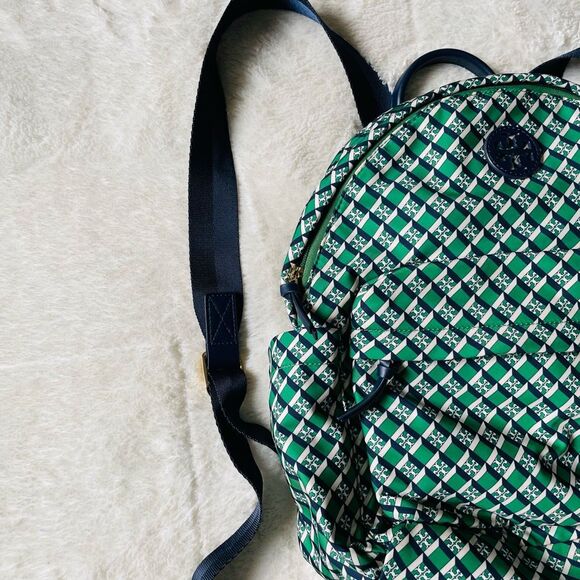 Tory Burch Ella Nylon Printed Backpack - Picture 3 of 10